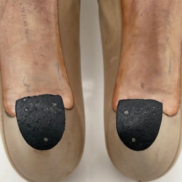 VINTAGE Ferragamo Tan Brown Leather Buckle Pumps Heels Shoes 7 - Picture 12 of 15